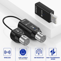 LEKATO Wireless MIDI Adapter Wireless 5 PIN USB MIDI Interface Ultra Low Latency