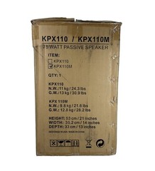 Kustom KPX110M ~ 10in 75W Passive Monitor Cabinet ~ Single / Brand New