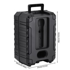 12″ Bluetooth Wireless Speaker BT TWS Soud System USB/TF/FM Radio