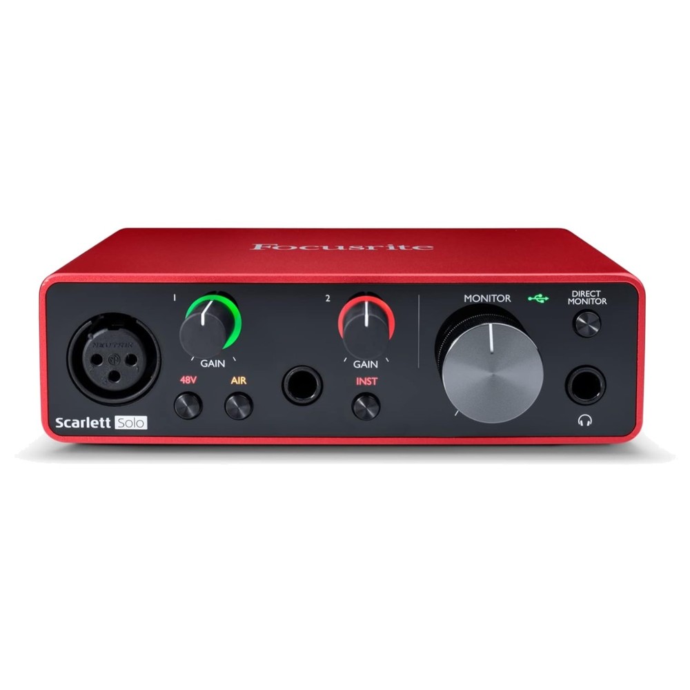 High Impedance Instrument Input for Clipping-Free Recording