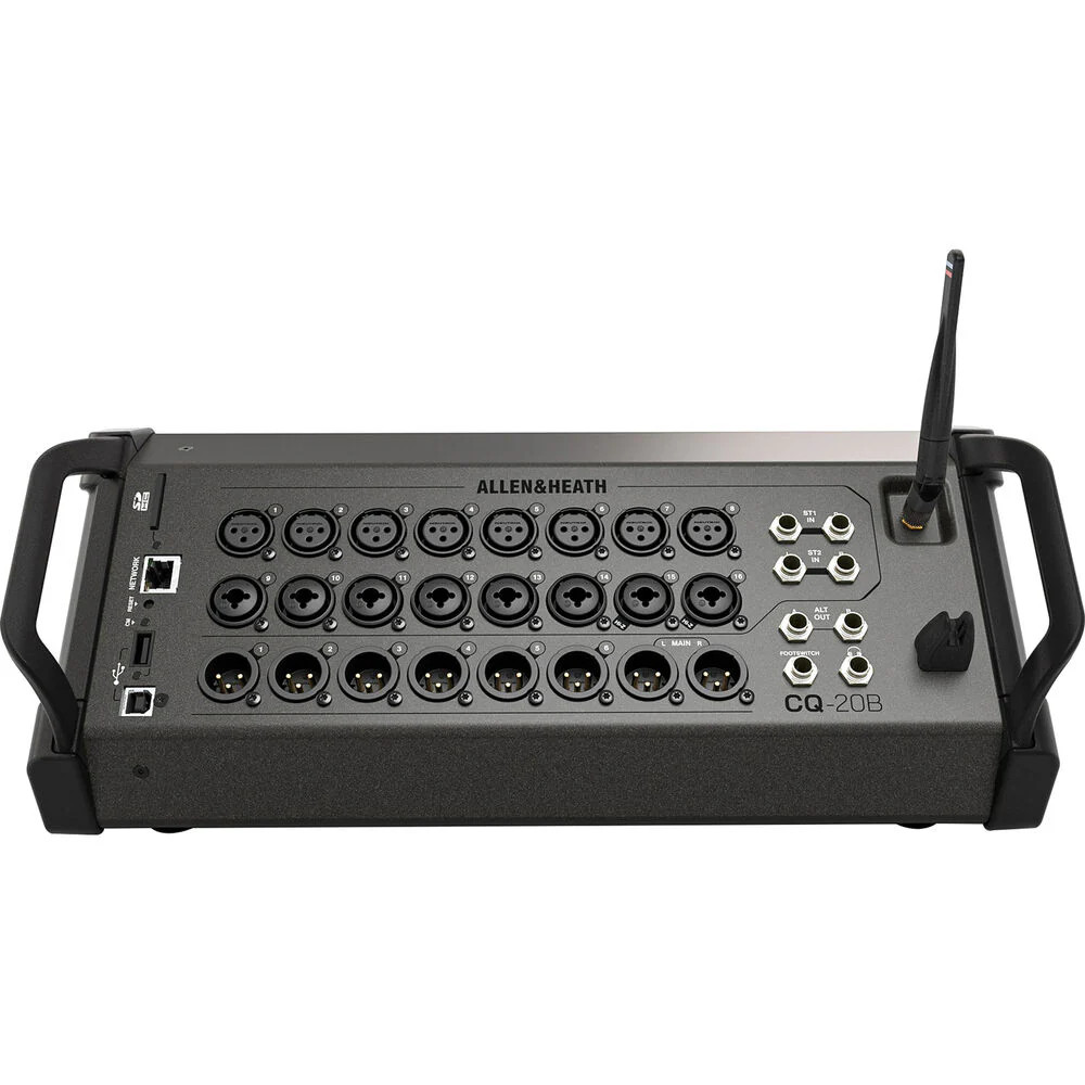 Allen & Heath CQ-20B – Ultra-Compact 20in / 8out Digital Mixer with Wi-Fi