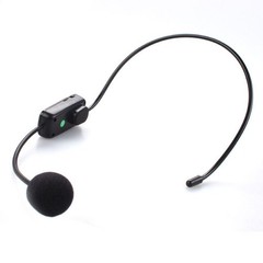 FM Wireless Microphone Headset Megaphone Radio Mic For Loudspeaker