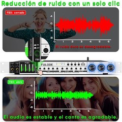 Fulode FX8 Effect Processor Karaoke Effector KTV Home Digital Audio Reverb