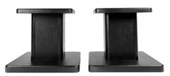 (2) 8” Black Bookshelf Speaker Stands For ELAC Debut 2.0 B6.2 Bookshelf Speakers