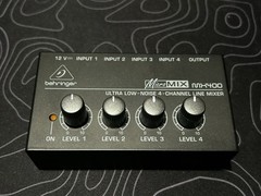 Behringer MX400 MicroMix Ultra Low Noise 4-Channel Line Mixer