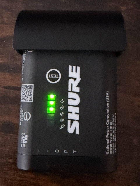Shure SB930 Battery for Wireless Conference Unit