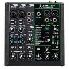 Mackie ProFX6v3 6 Channel Pro Analog Live/Recording Mixer Effects & USB