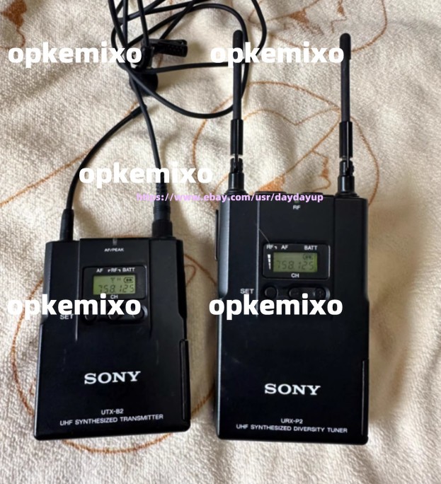 1pcs SONY UTX-B2 wireless transmitter, URX-P2 wireless receiver,758.125-781.875M
