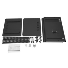 19“ 15U AV Equipment Rack w/ Caster Wheels Universal Network & Stereo Stand