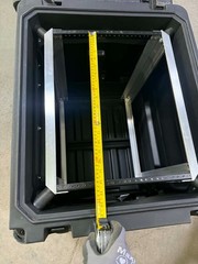 SKB 10U Roto Rolling Travel Rack Audio/Server Equipment Case w Handle 14″ X 18″