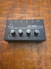 Behringer MicroAMP HA400 4-channel Headphone Amplifier – NO CABLES