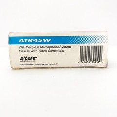 VHF Wireless Lavalier Condenser Microphone Video Camcorder System ATUS ATR45W