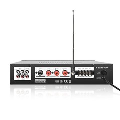 Sound Town 2-Zone 70V/100V Amp, 4 x Pendant Speakers, White(PAC80X4PD4W)