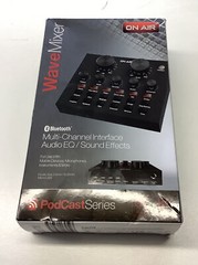 Tzumi 7254B Wave Mixer Multi-Channel Interface Audio EQ/Sound Effects -Open Box