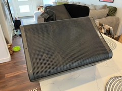 QSC CP12 12″ Powered PA Speaker w/ Padded Carry Case & Power Cable – Mint