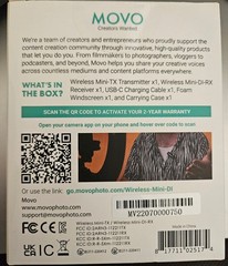 Movo Wireless Mini DI DUO Dual Lightning Wireless Lavalier Microphone for iPhone