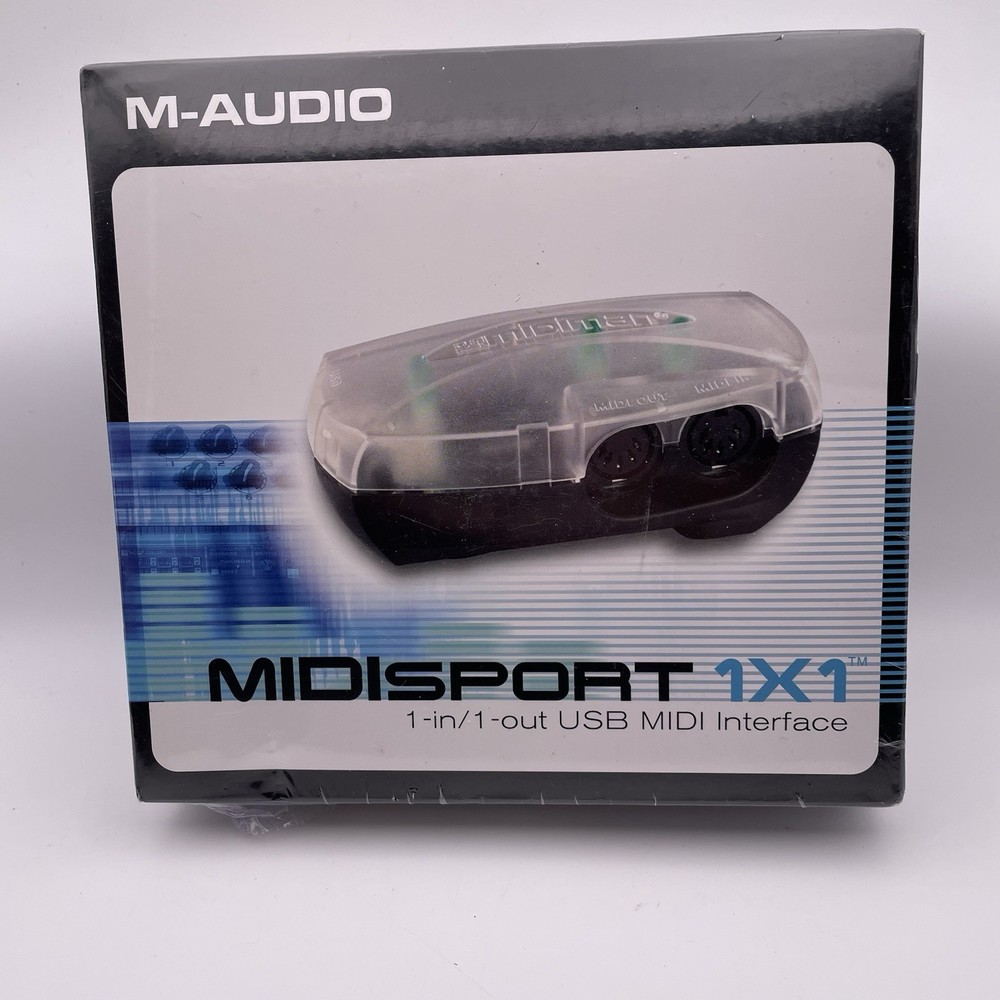Midiman Midi Sport 1 x 1 USB Midi interface for Mac / Windows WITH Cables Sealed