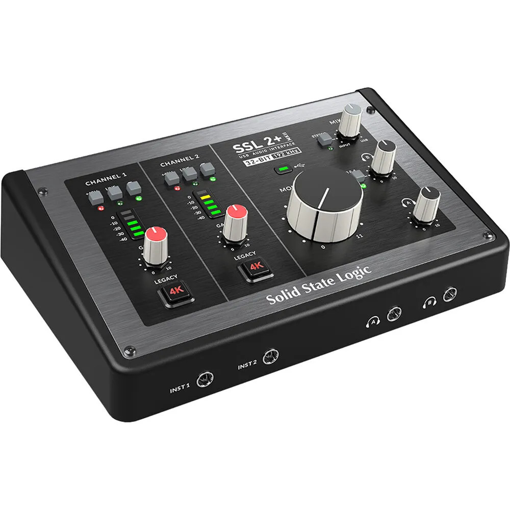 Solid State Logic SSL 2+ MKII USB-C Audio/MIDI Interface