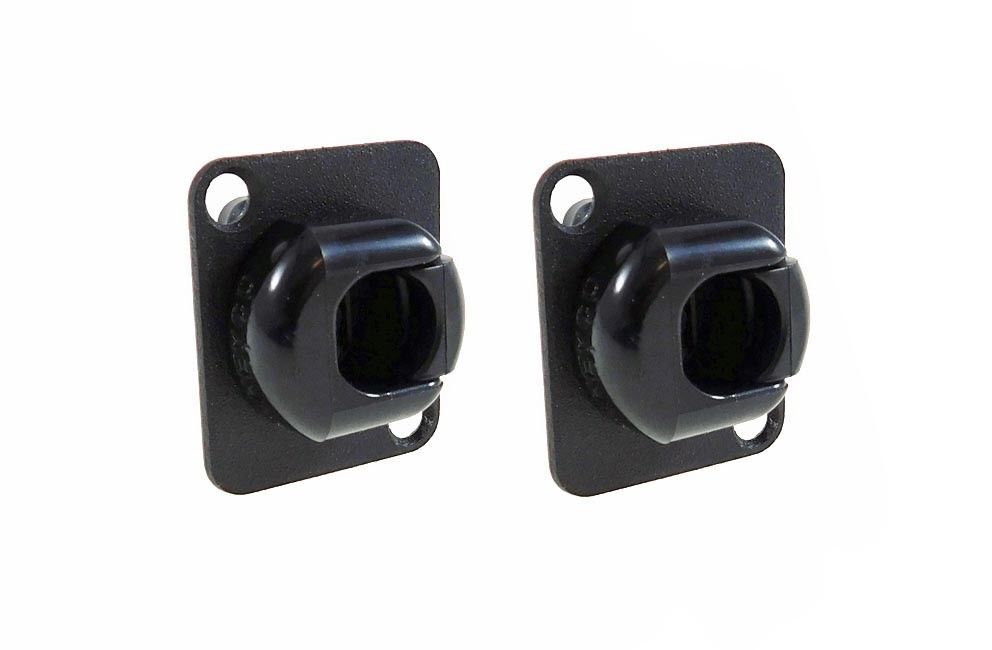 (2 PACK) Procraft D-Plate W/Heyco 7P-2 Cord Grip 0.36″-0.43″ Cord Diameter D-7P-