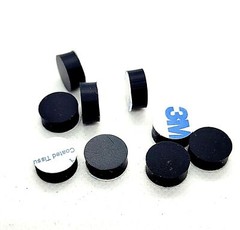 13mm Round Stick on Rubber Bumper Feet 5mm Thick Spacers 3M Backed Foot Pads