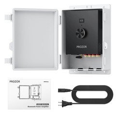 PROZOR Bluetooth 5.1 Power Amplifier for Outdoor Speakers, 4 Channel…
