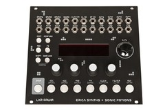 ERICA SYNTHS x SONIC POTIONS LXR DRUM EURORACK MODULE