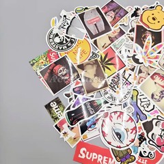 100PCS Skateboard Stickers Bomb Vinyl Laptop Luggage Decals Dope Sticker CA