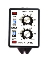 1Pcs Industrial Twin Dual Timer ATDV-ND 1M 10M 1H 10H AC110V AC220V ANLY Taiwan