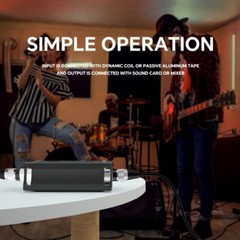 25dB Microphone Booster Mic Preamplifier 20Hz-20KHz For Seamlessly Integration