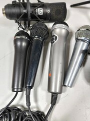 LOT OF 10 Various Brands & Models Microphone Used Working