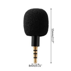 Small Portable Microphone Mini Mic for Cellphone Computer Plug and for Play