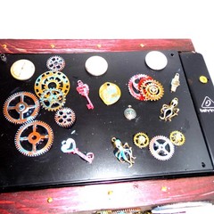 Synth Portal Steampunk Modular Powered Synthesizer-no modules 2026 Wood/black/bz