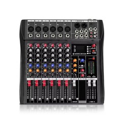 High Quality CT60X 6 Channel Digital Professional Sound USB Audio Mixer