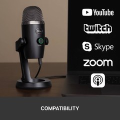 Blue Yeti Nano Premium USB Microphone – Black