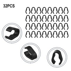 Practical ABS Plastic Microphone for stand Cable Clips for Professional Use 32