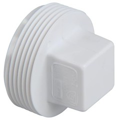Fig No U488, 4 in. PVC DWV Plug Male Iron Pipe Thread (MIPT) 4 Inch 1