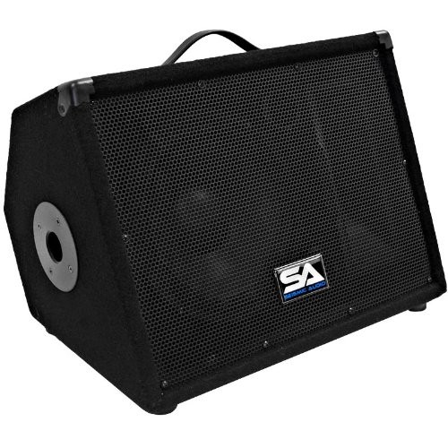 Seismic Audio – SA-10M.3 – Pro 10 Inch 2-Way Floor Single, black