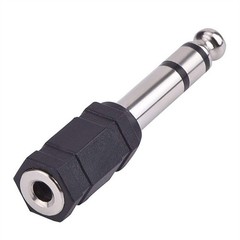 Audio Adapter Mic Adapter Musical Instruments 3.5mm To 6.35mm Jack
