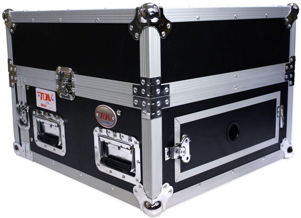 Pro X T-4MRSS Signature Series 4U+10U Space Slant Combo DJ ATA Rack Flight Case