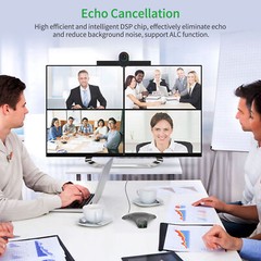 USB Speakerphone Conference Microphone Omnidirectional Mic 360° F2O8