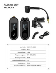 EBJ Wireless UHF Saxophone Microphone System, Clip Instrument Microphone Saxo…
