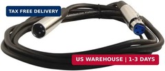 Your Cable Store 10 Foot XLR 3 Pin Male/Female Microphone Cable