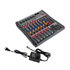 Pro 6 Channel Bluetooth Audio Mixing Console Music Recording Studio Sound Mixer