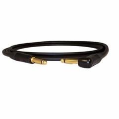 Mogami #2524 Neutrik RA to Straight Black/Gold 15 Ft. Guitar/Instrument Cable