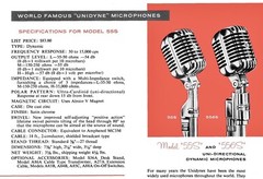 Vintage 1956 Shure 55S dynamic cardioid microphone w S-36 stand Elvis prop