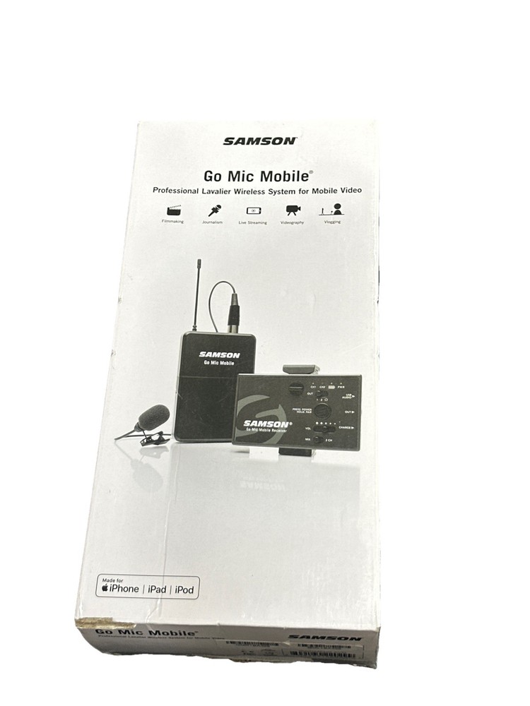 Samson Go Mic Mobile Lavalier Wireless Microphone Bundle – SWGMMSLAV