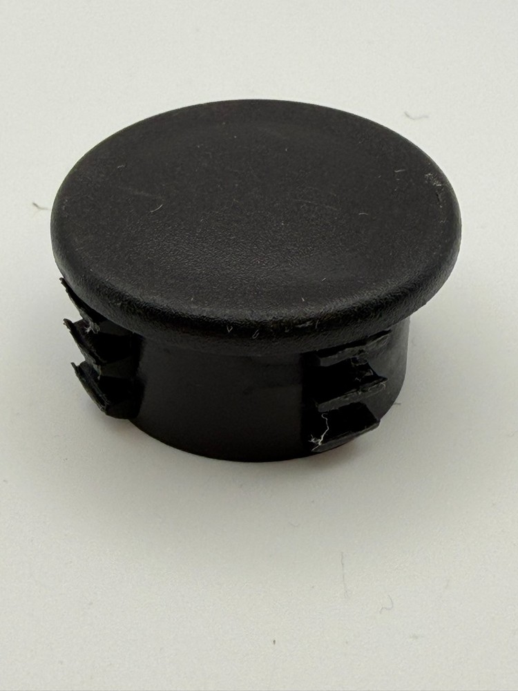 1.5” Snap In Plastic Tube End Cap Black Flat Top Drum Rack Furniture Plug