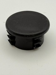 1.5” Snap In Plastic Tube End Cap Black Flat Top Drum Rack Furniture Plug