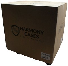 Harmony Cases HC12UADC Flight DJ Amp 12U Veritcal Rack Amplifier DJ Case Wheels