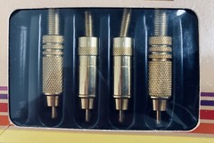 Recoton Video Monaural Dubbing Cable 6 Foot RCA/Phon M To RCA/Phon M ( SET OF 3)